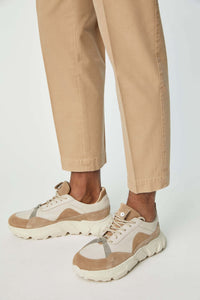 Garment-dyed tony pants beige