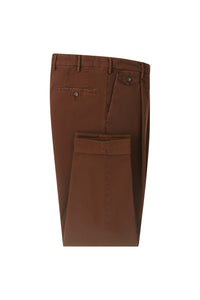 Garment-dyed miles pants - brown brown