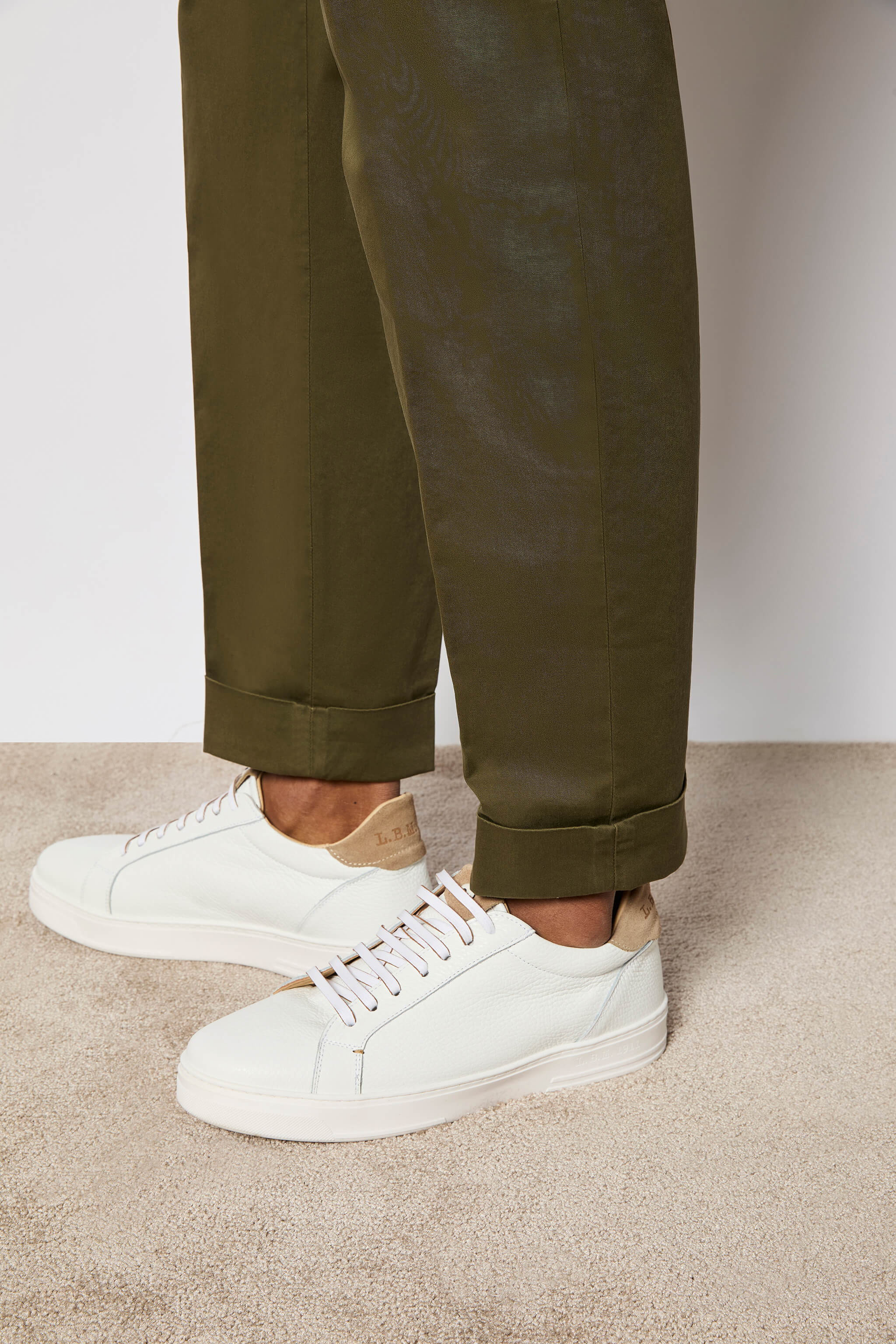 Garment-dyed MILES pants - green