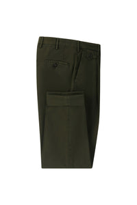 Garment-dyed miles pants - green dark green