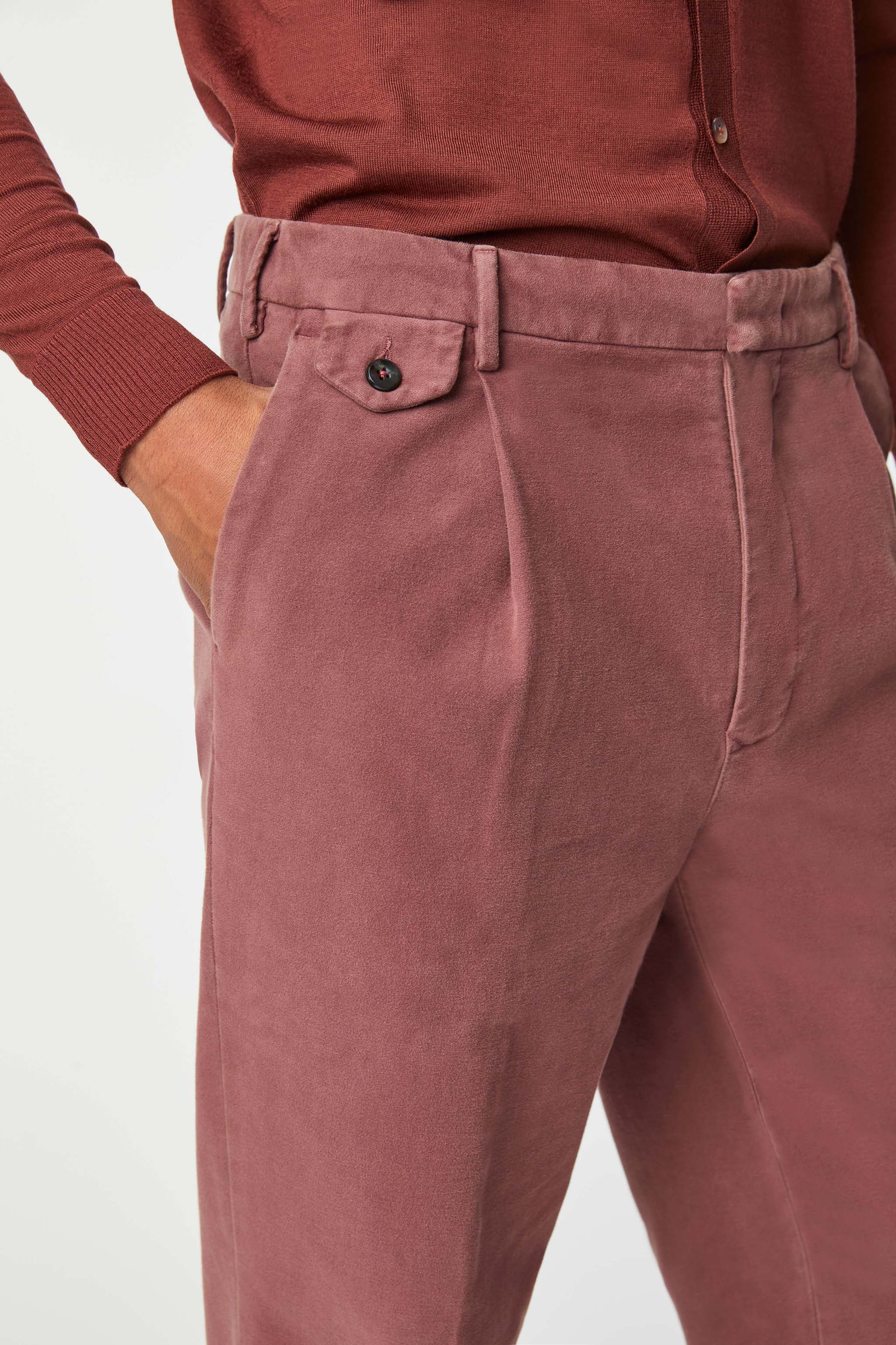 Pantalone MILES tinto capo viola vinaccia