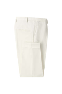 Garment-dyed duke pants - white white