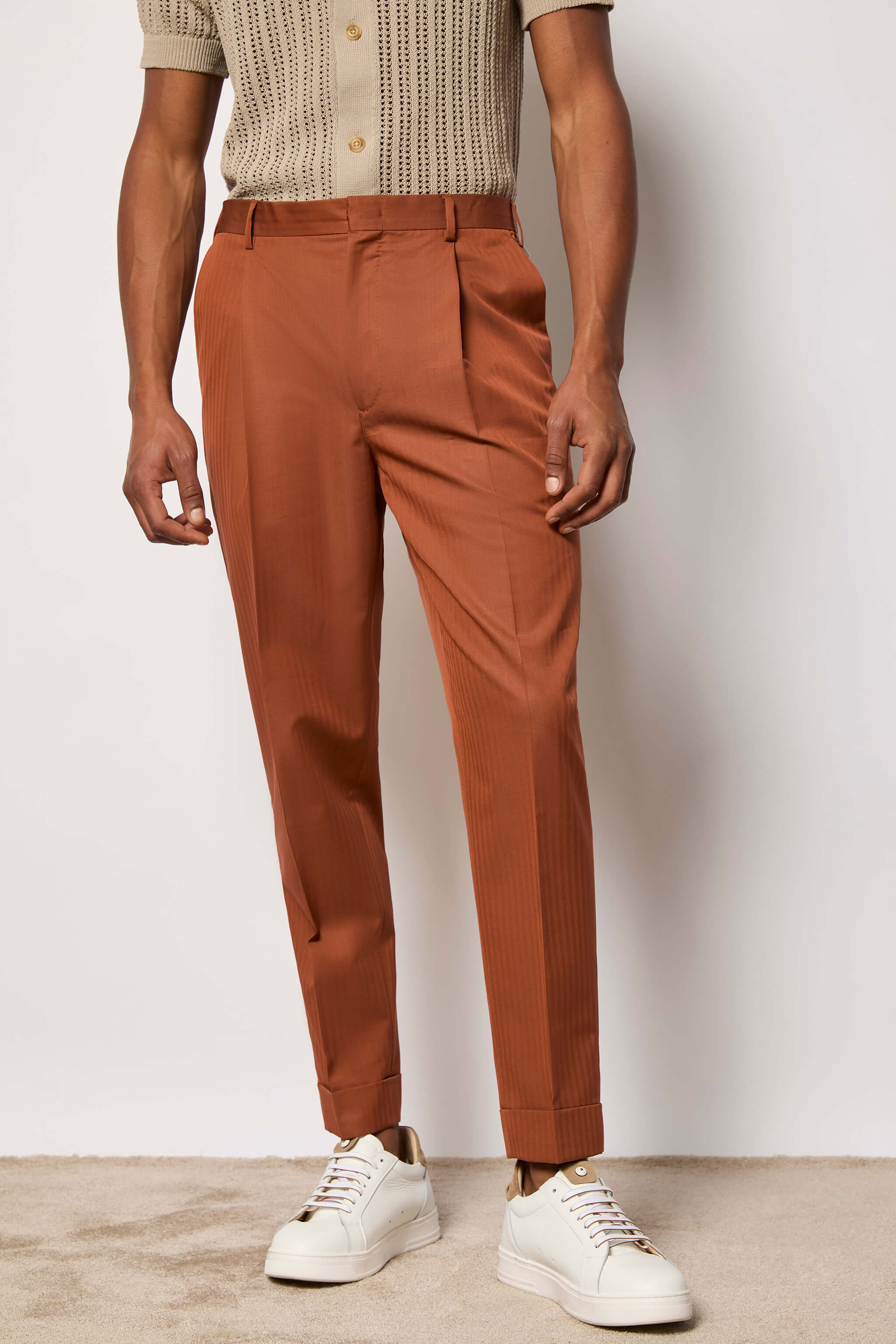 MILES pants - terracotta