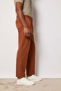 Miles pants - terracotta brick