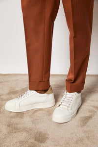 Miles pants - terracotta brick