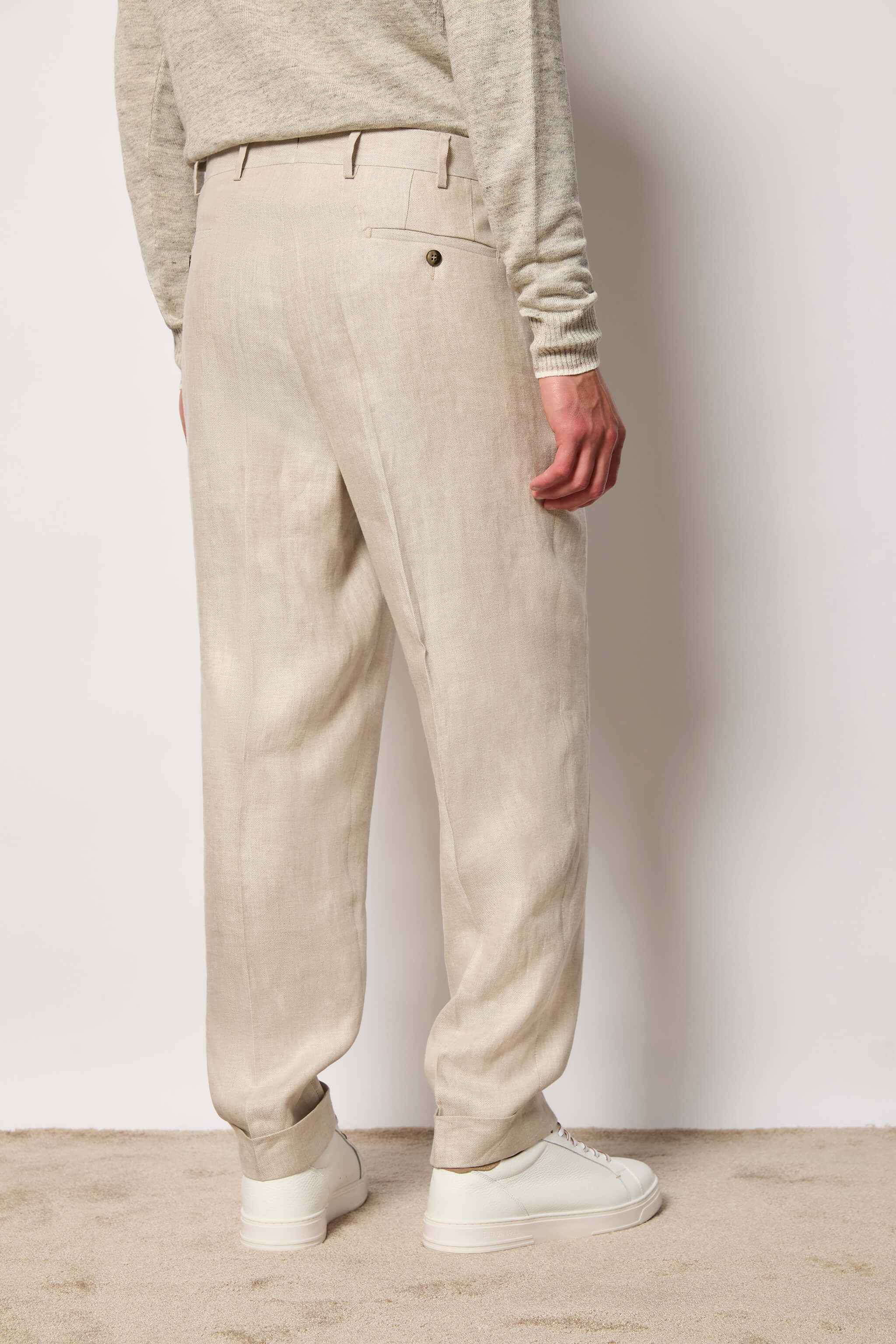 MILES linen pants - ivory