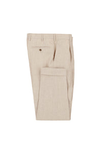 Miles linen pants - ivory beige