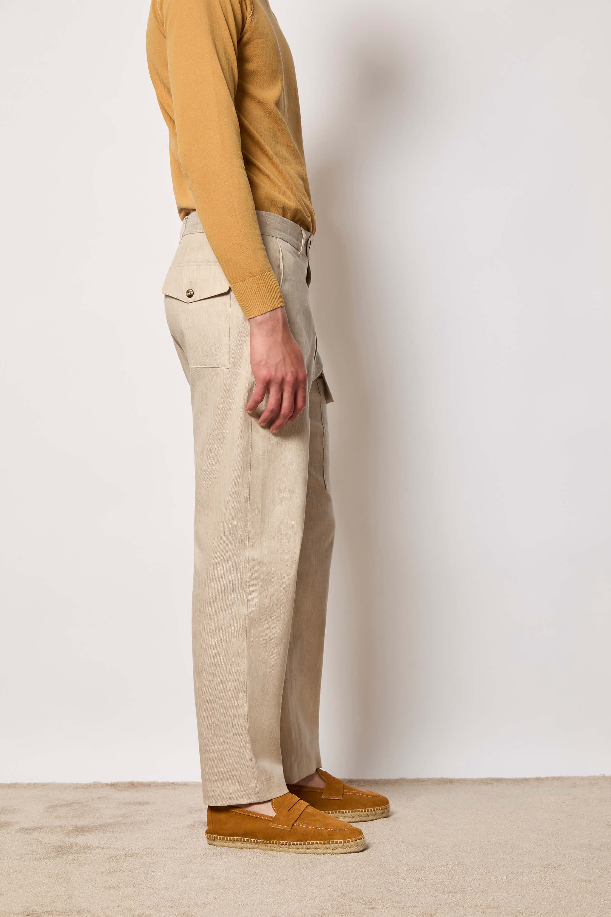 TONY pants untreated  - beige