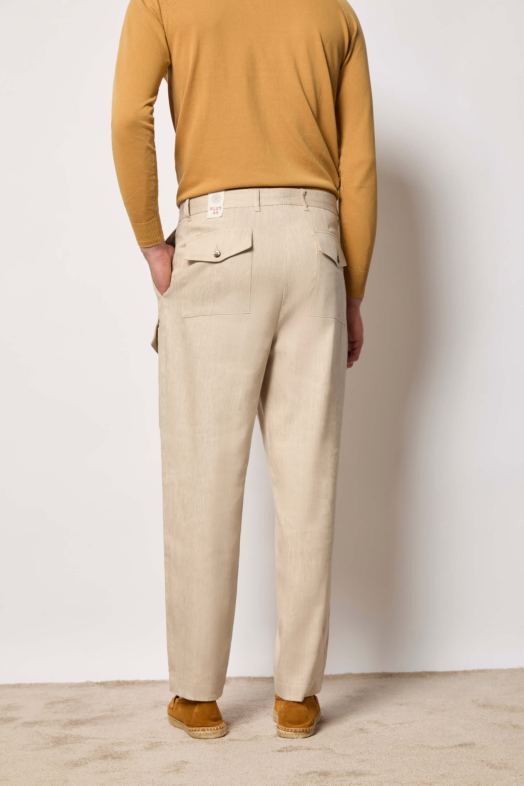 TONY pants untreated  - beige