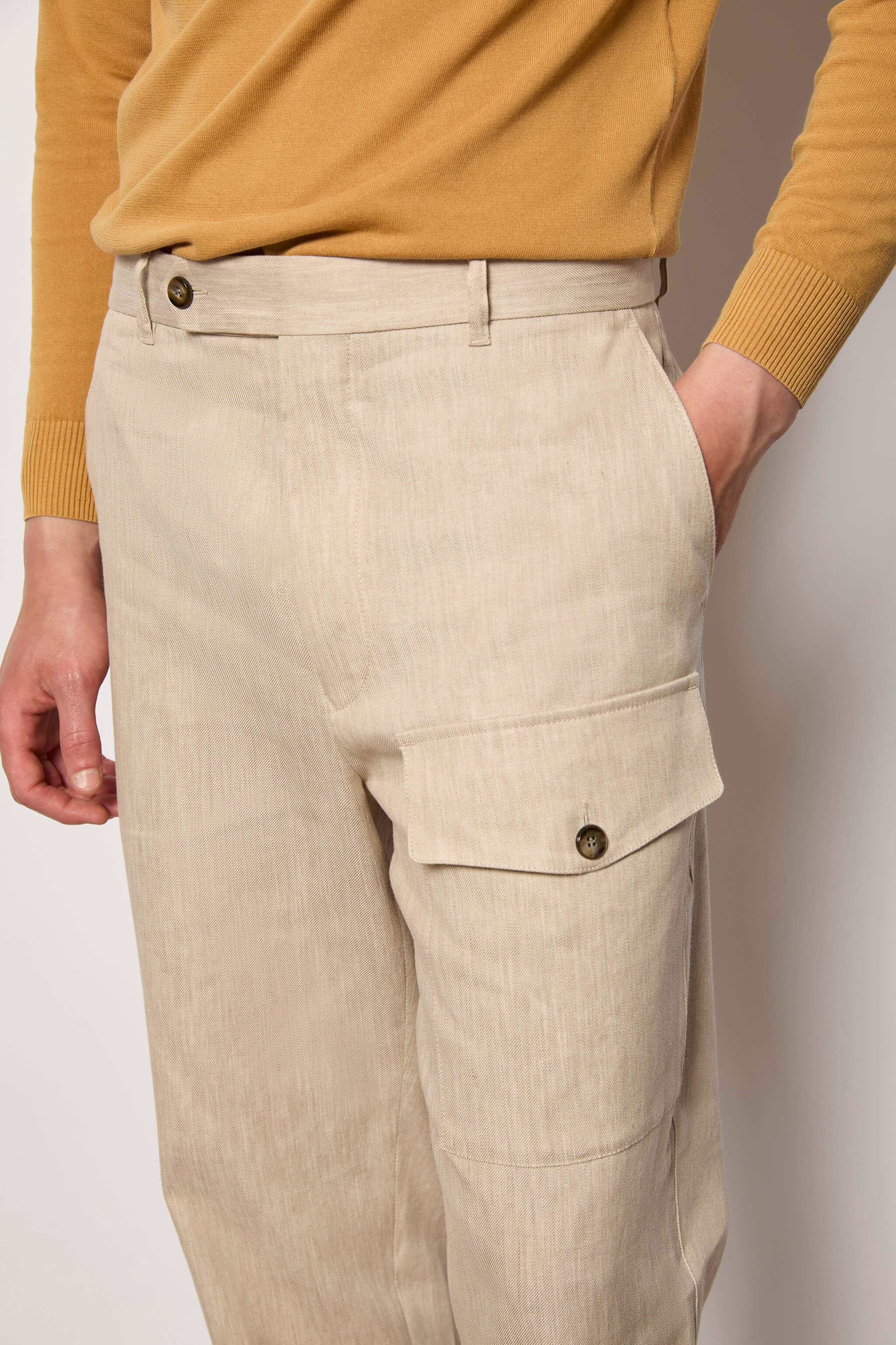 TONY pants untreated  - beige