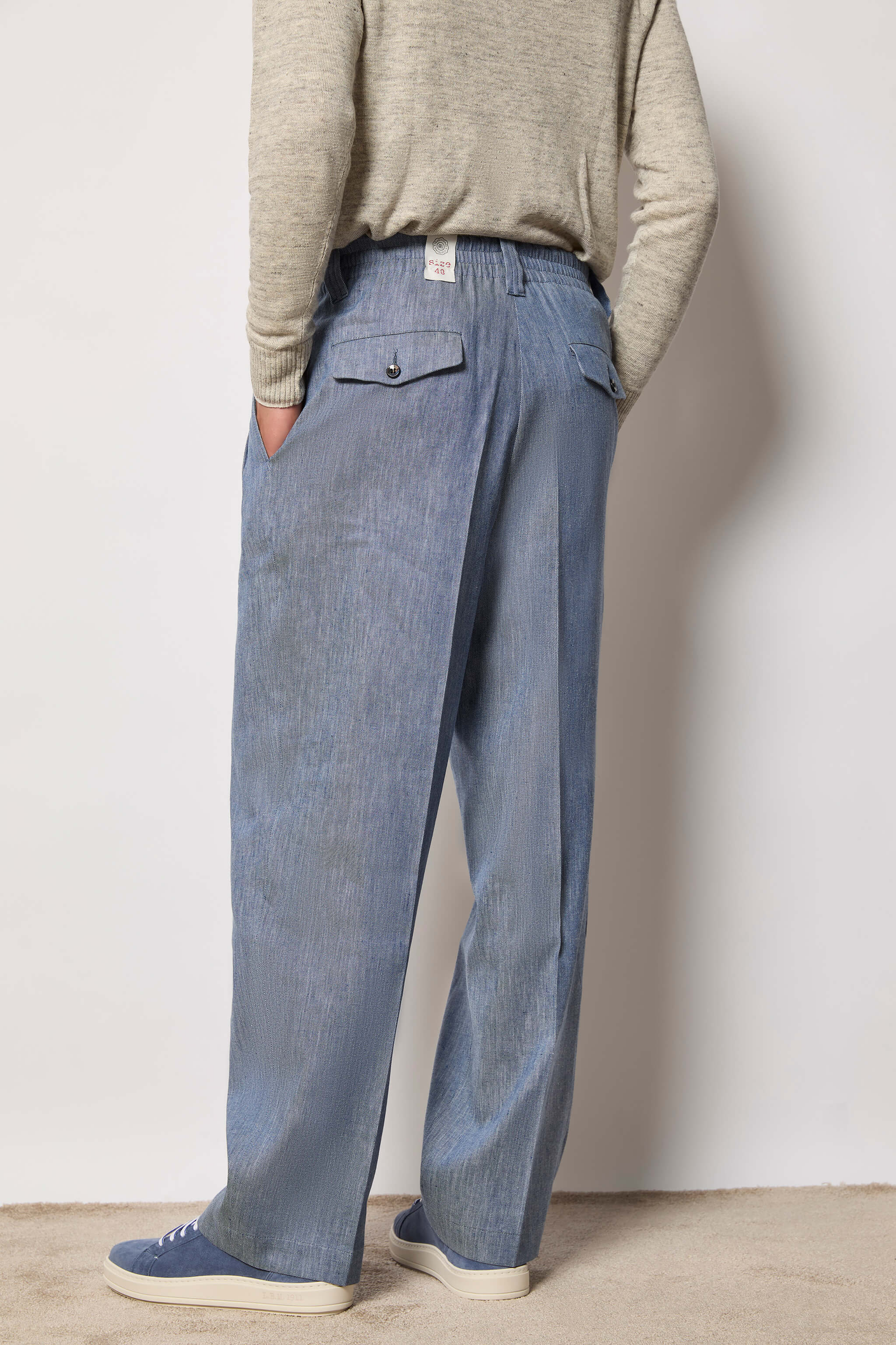 MARK pants untreated - powder blue