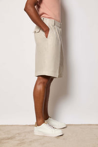 Mark bermuda shorts untreated - ivory beige