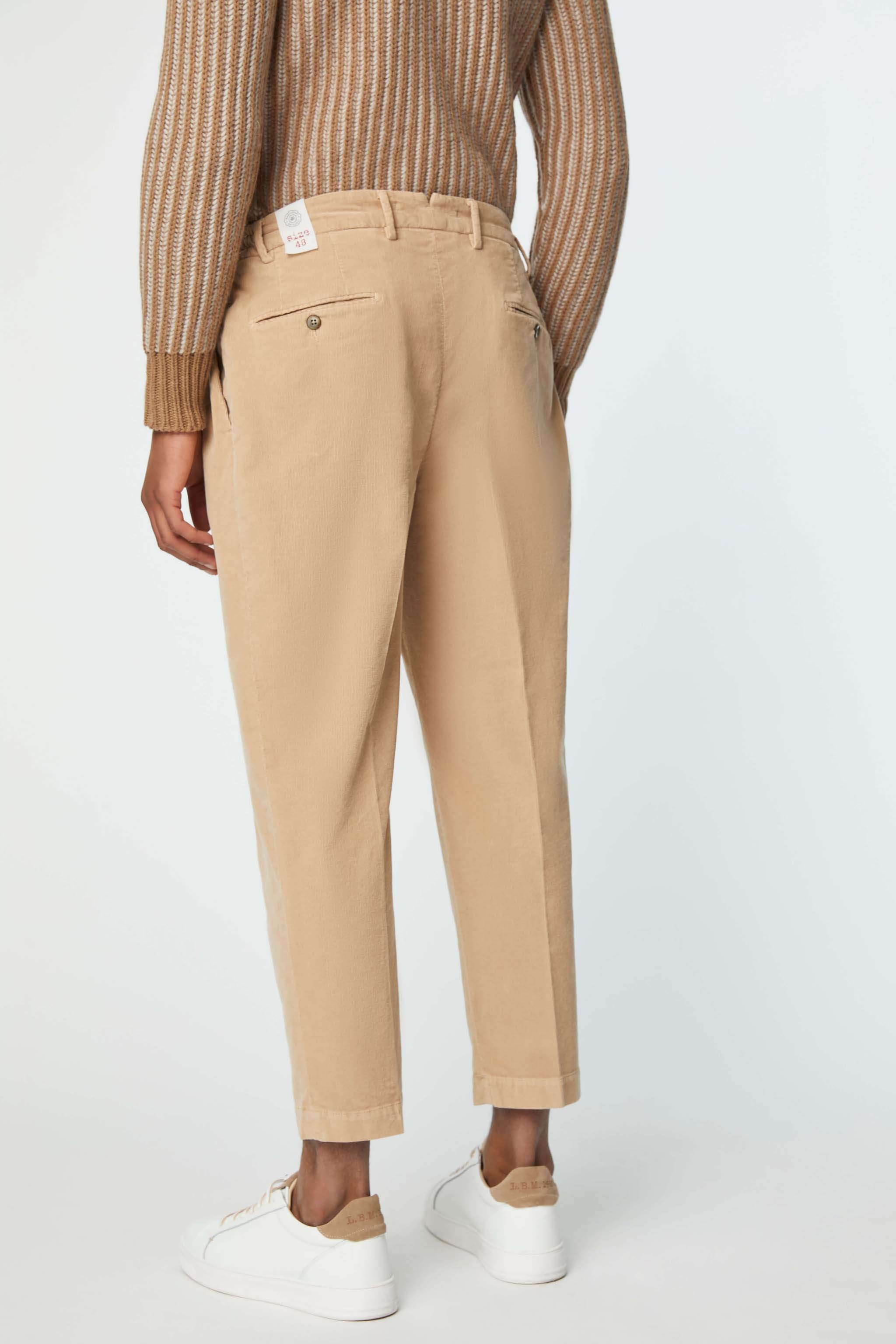 Pantalone Clarence tinto capo beige