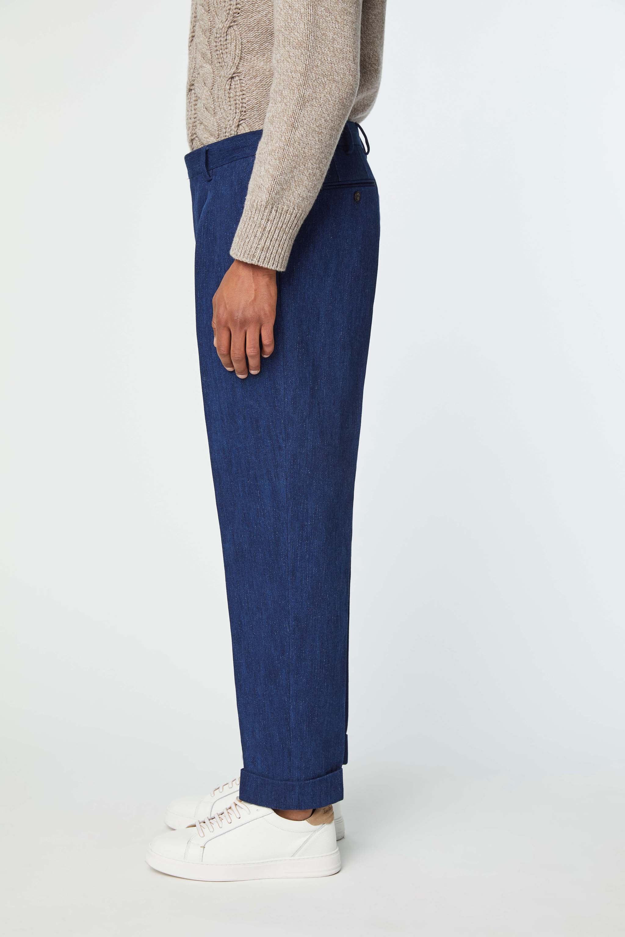 Sartorial Indigo JACO pants in denim blue