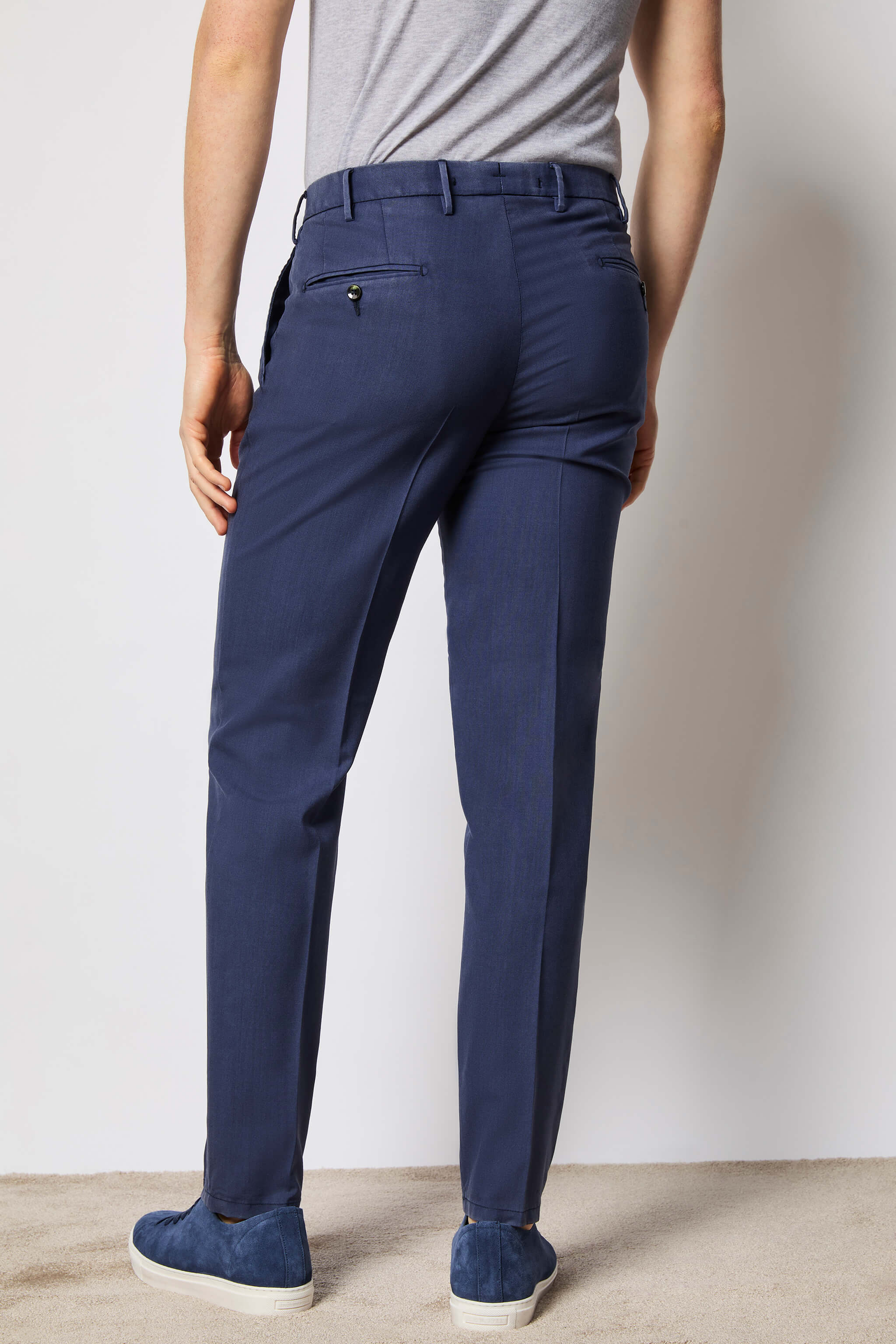 Pantalone MICHAEL tinto capo blu