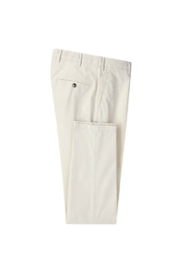 Garment-dyed ray pants - white white