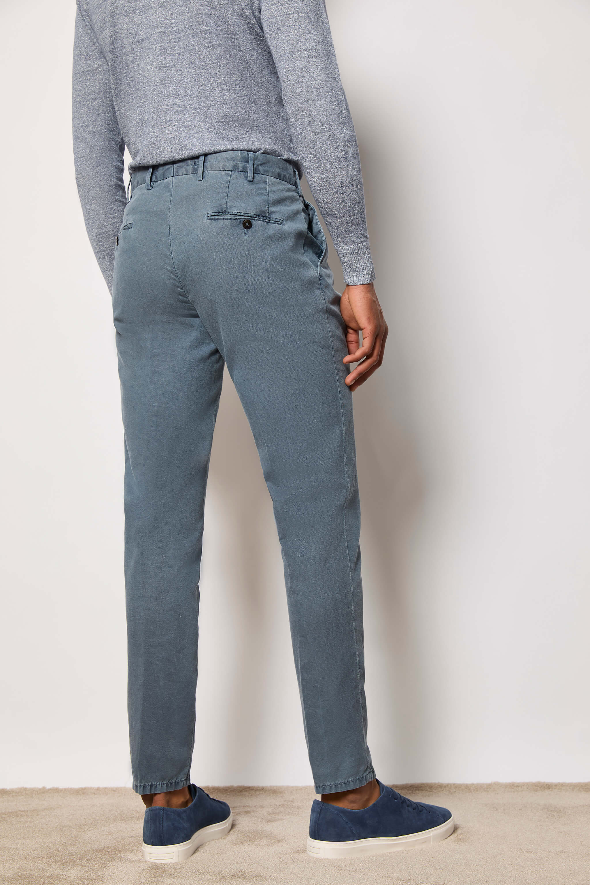 MUDDY pants garment-dyed - powder blue