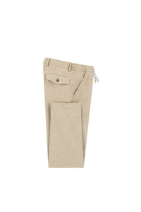 Pantalone ed non trattato beige beige