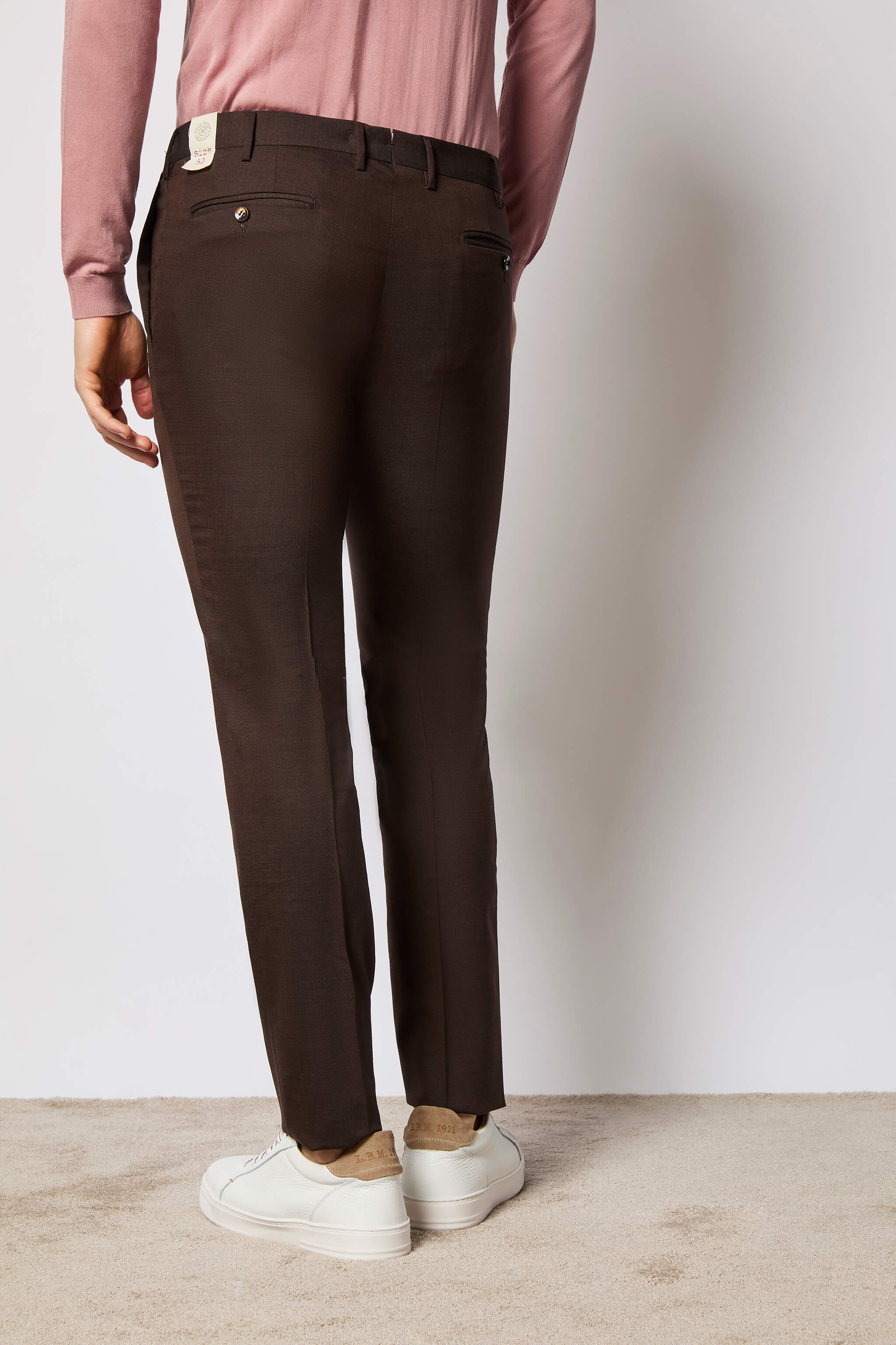 FREDDIE pants untreated - brown