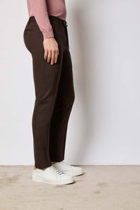 Pantalone freddie non trattato marrone marrone