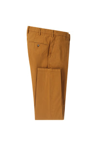 Garment-dyed elton pants - camel yellow