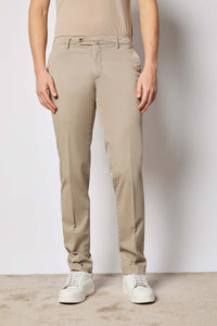 Garment-dyed elton pants - beige beige