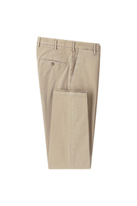 Garment-dyed elton pants - beige beige