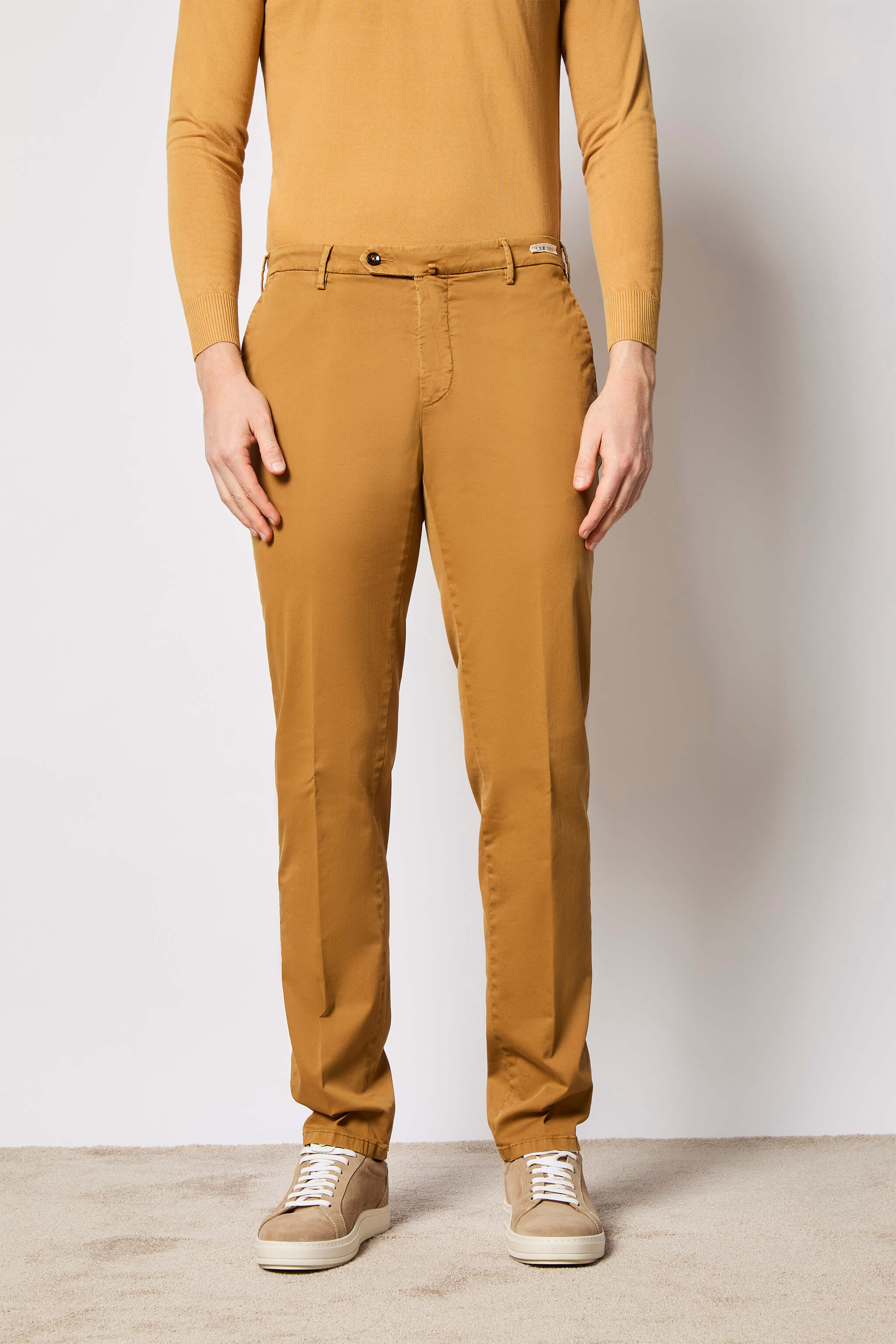 Pantalone ELTON tinto capo ocra