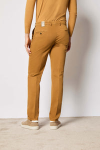 Pantalone elton tinto capo ocra giallo