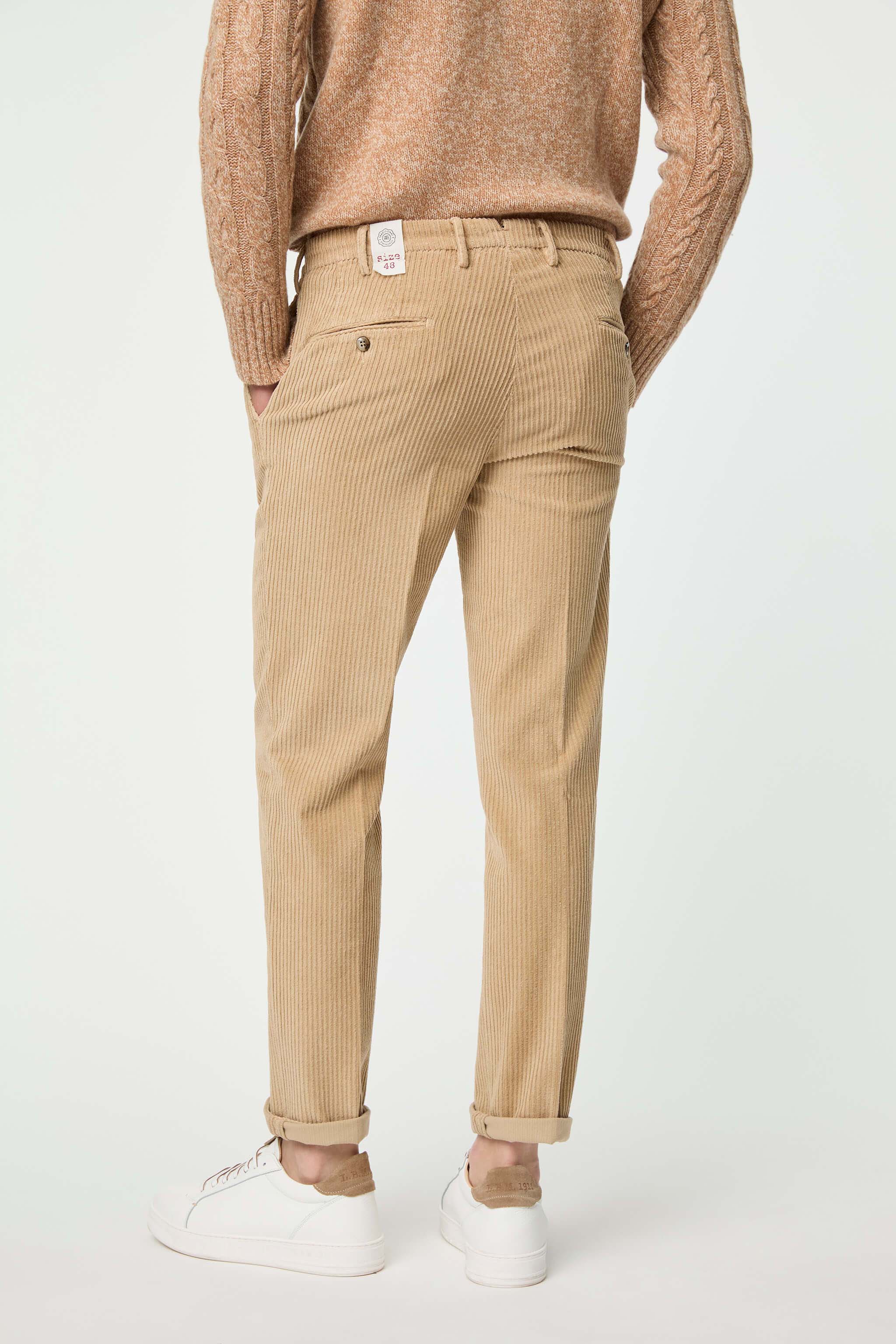 Garment-dyed ELTON pants in beige