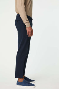 Garment-dyed elton pants in blue blue