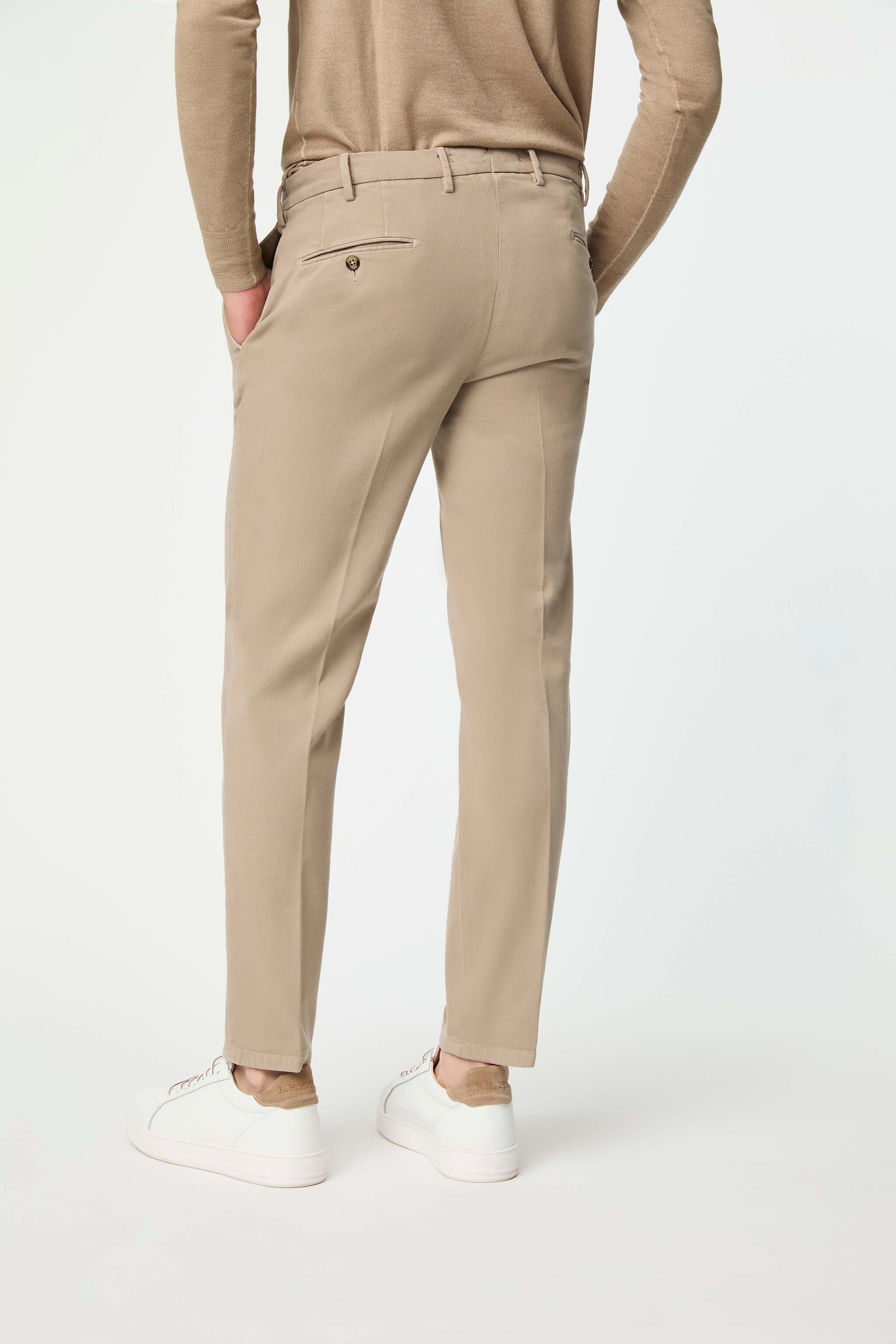 Pantalone ELTON tinto capo beige