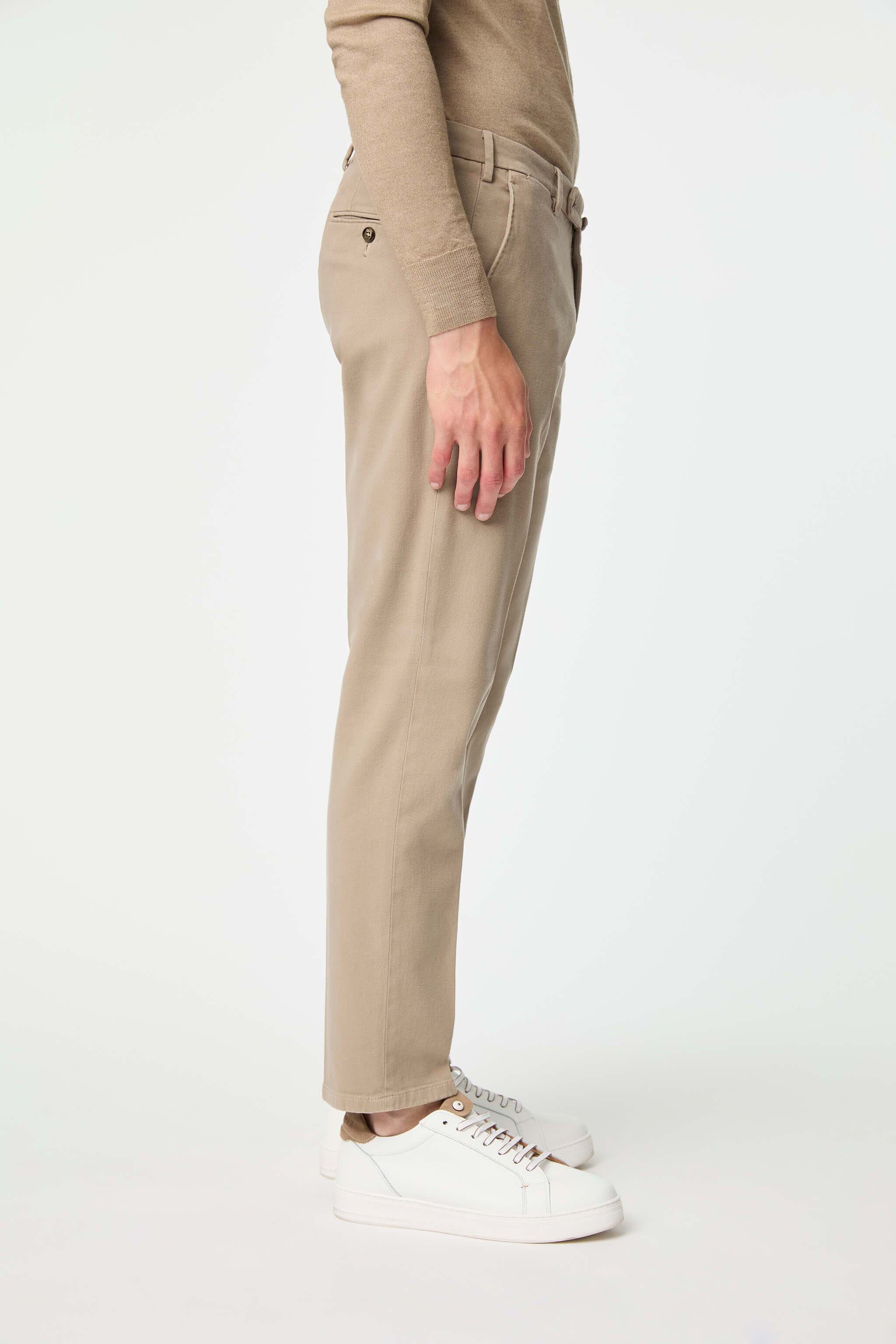 Garment-dyed ELTON pants in beige