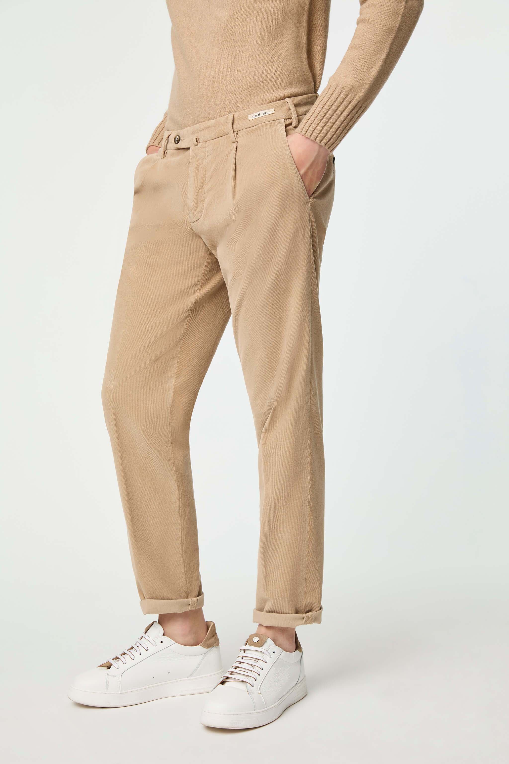 Pantalone MICHAEL tinto capo beige