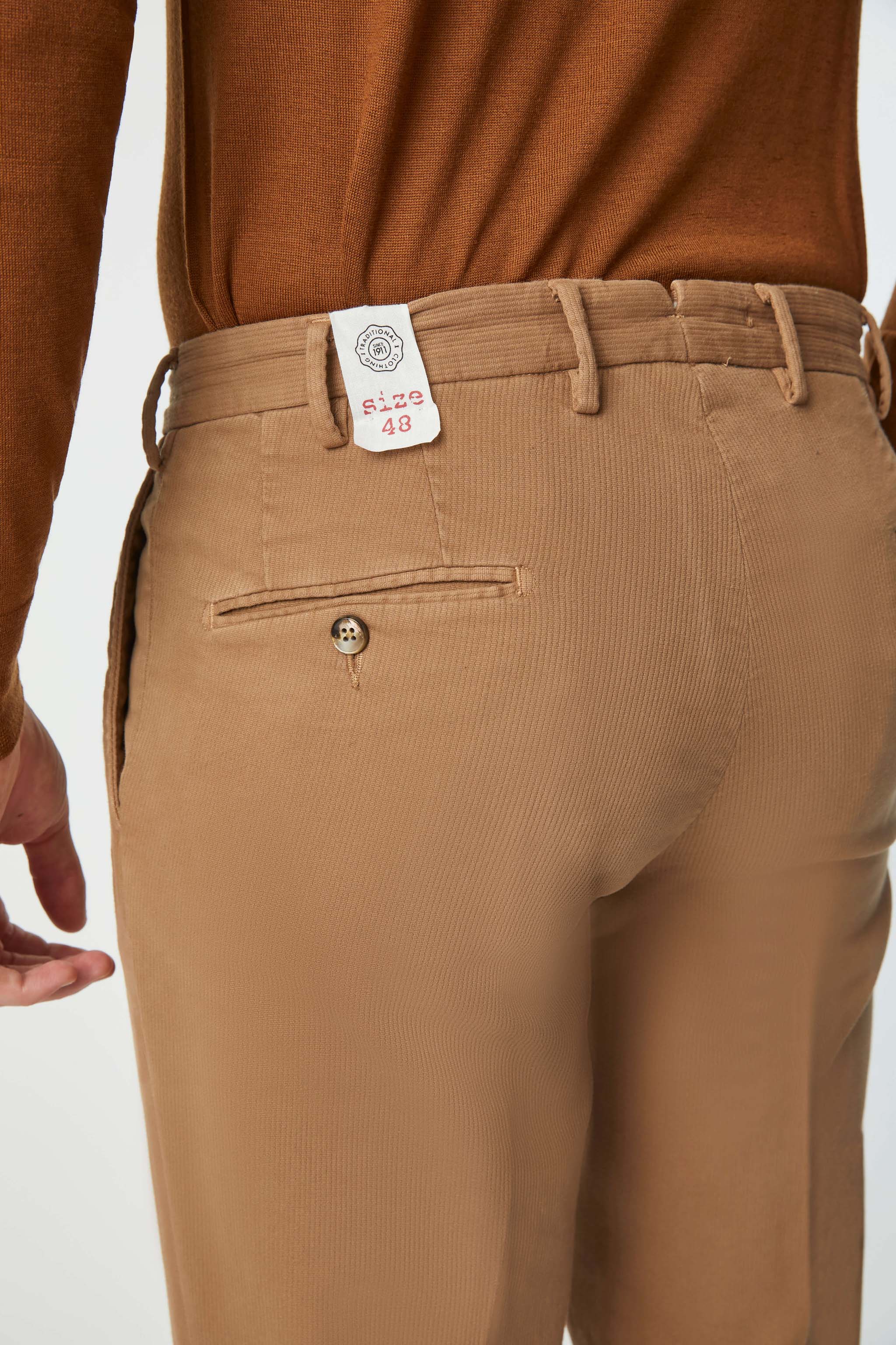 Garment-dyed MICHAEL pants in hazelnut