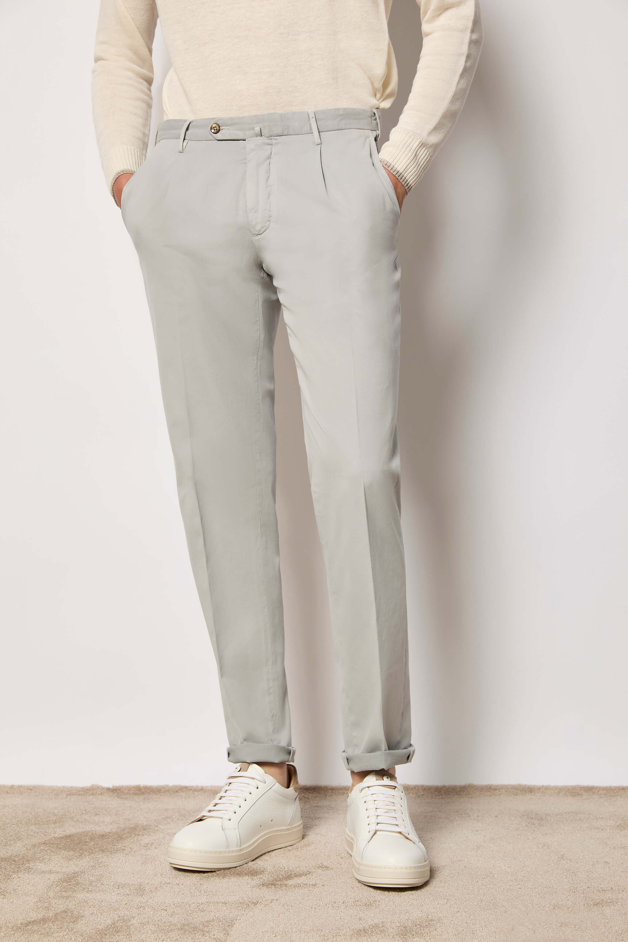 Pantalone MICHAEL tinto capo grigio