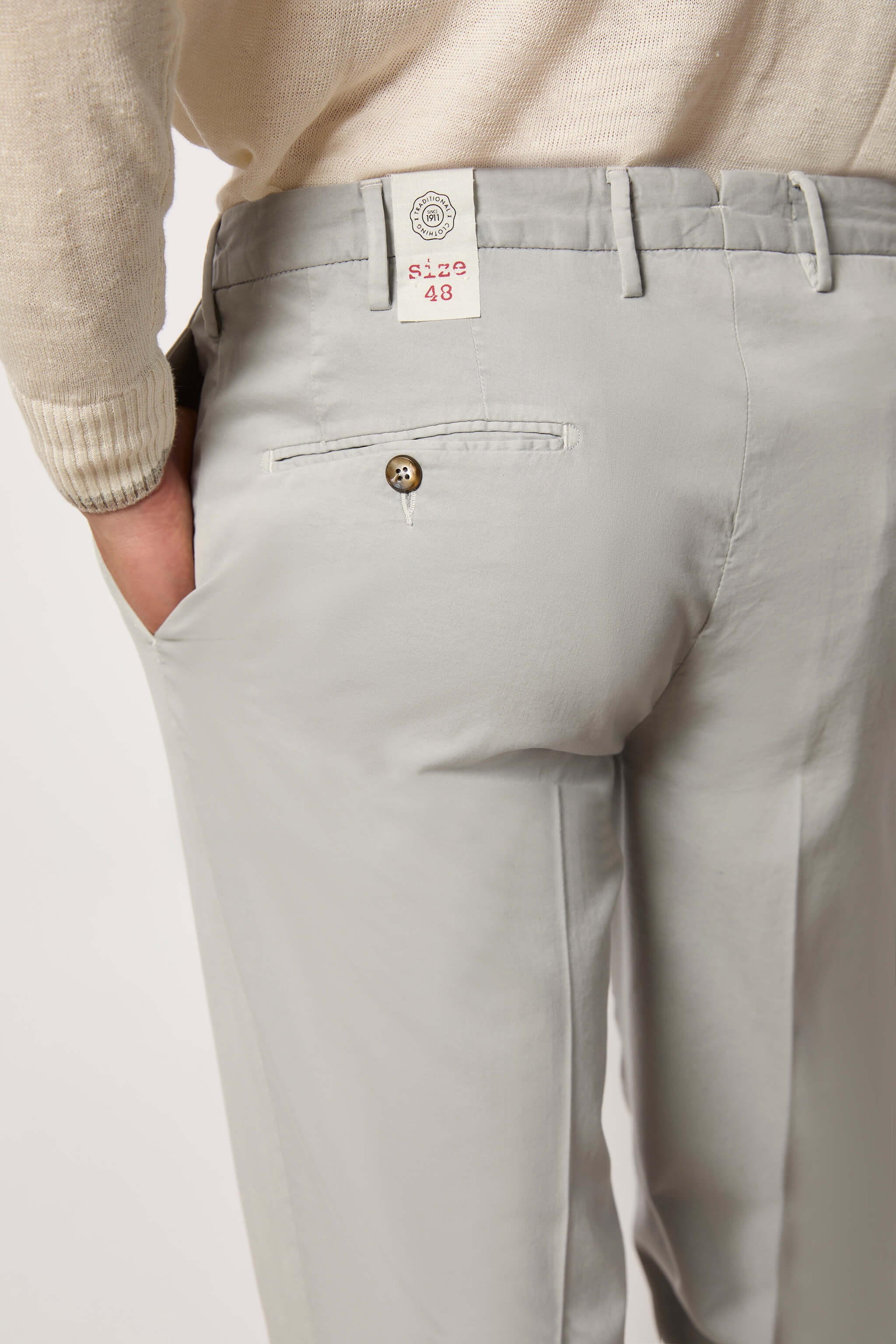 Pantalone MICHAEL tinto capo grigio