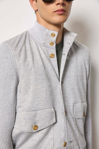 Bomber jacket - ice gray light grey