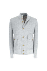 Bomber jacket - ice gray light grey