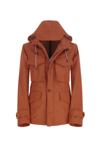 Field jacket non trattata terracotta mattone