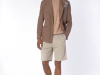 Double-breasted TOM jacket in Brown