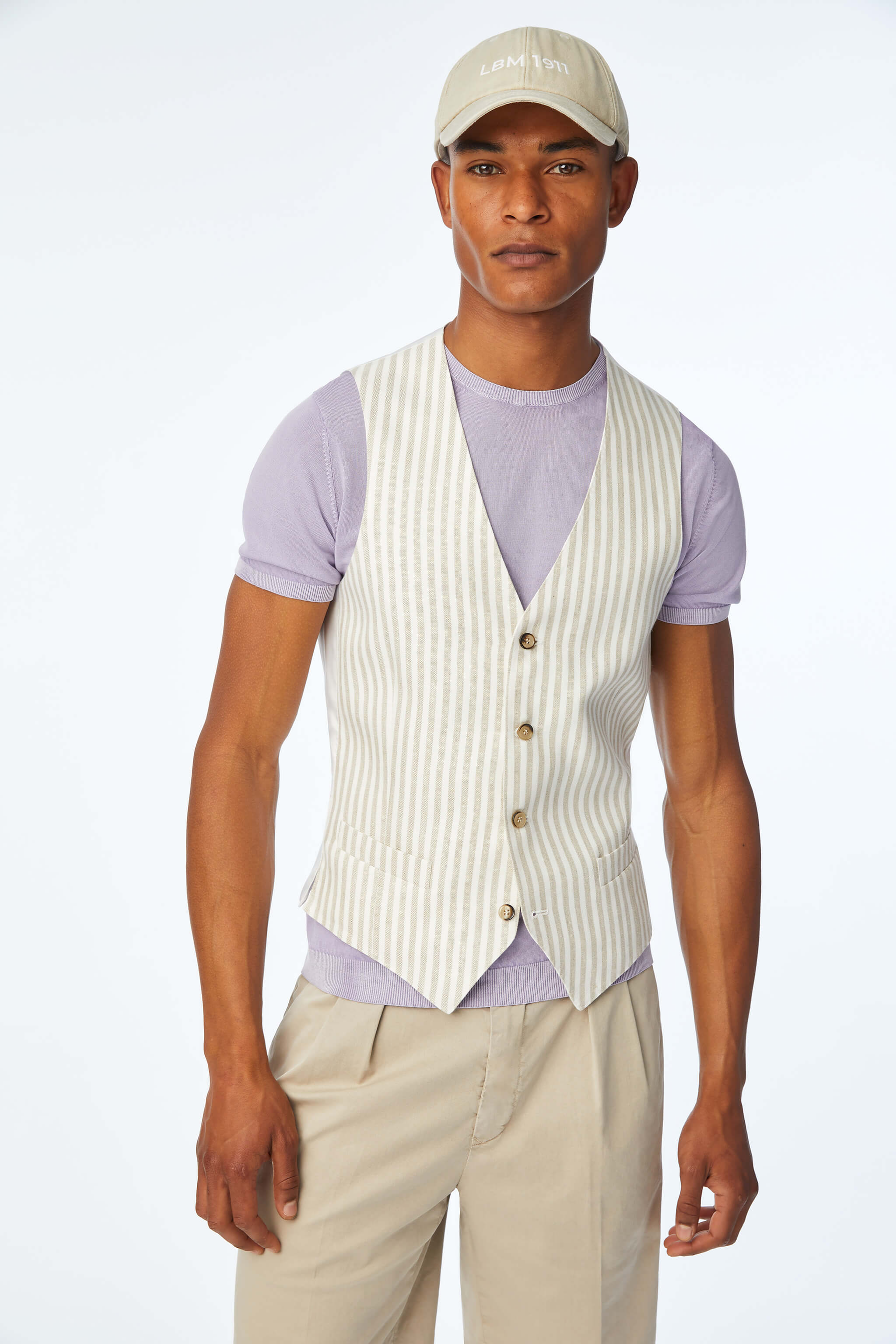 DEREK vest in Beige