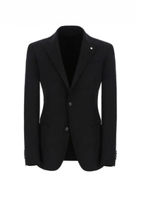 Slim fit louis jacket in black black