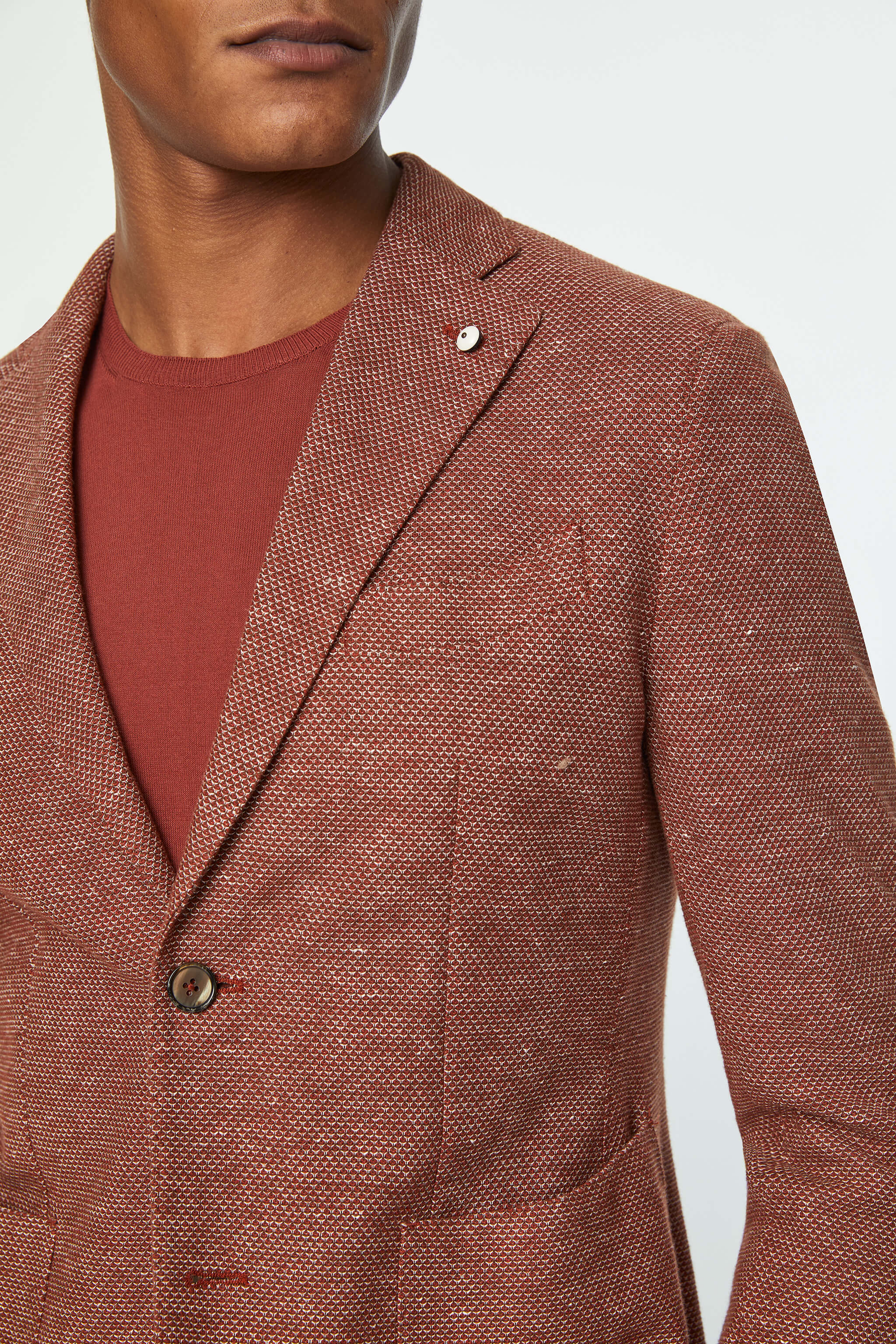 Jersey JACK jacket in Sienna