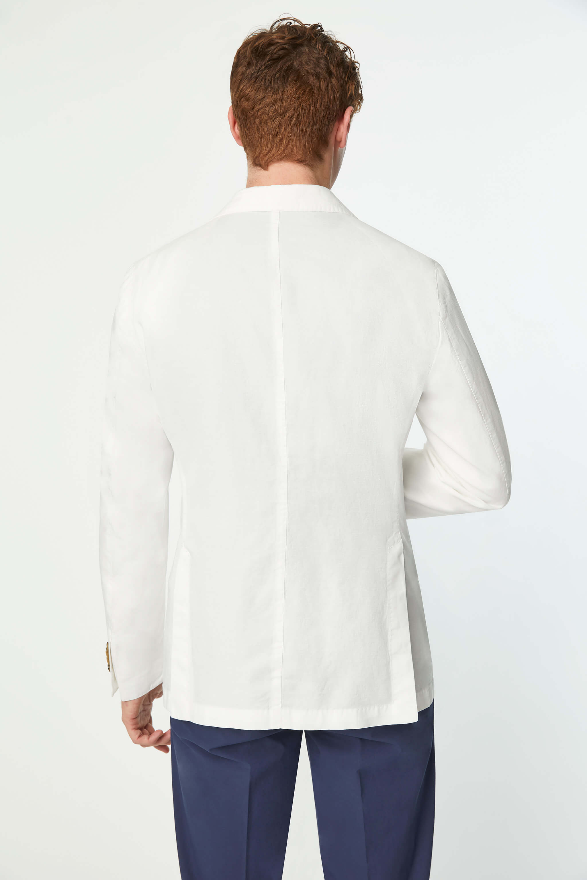 Garment-dyed JACK jacket in White