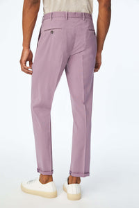 Garment-dyed jack suit in lilac purple