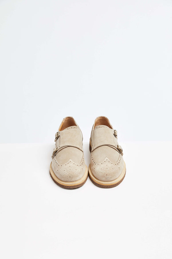 L.B.M. 1911 Monkstrap in pelle beige Monkstrap in pelle beige