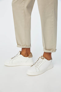 Garment-dyed charlie pants in beige beige