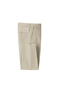 Garment-dyed cargo pants in beige beige