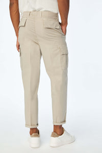 Pantalone cargo beige beige